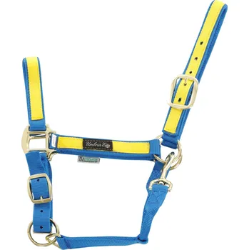 Umbria Equitazione Ohlávka nylonová Colored Parts Umbria Equitazione, royal/yellow FULL