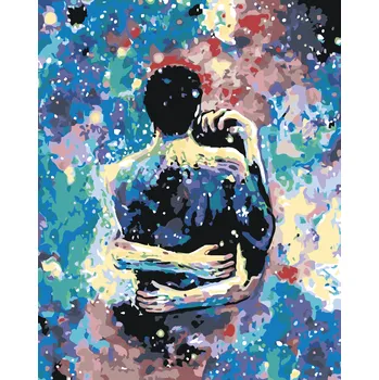 ZUTY Malování podle čísel - BAREVNÉ OBJETÍ Rozměr: 40x50 cm, Rámování: bez rámu a bez vypnutí plátna