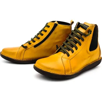 Dámská zimní obuv Dámská kotníková obuv 6012-00004 CHACAL žlutá Barva: žlutá, Velikost: 38