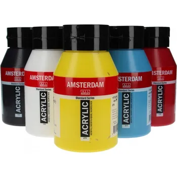 Speciální výtvarná barva ROYAL TALENS Akrylová barva AMSTERDAM 1000 ml, 105 - zinc white - běloba zinková