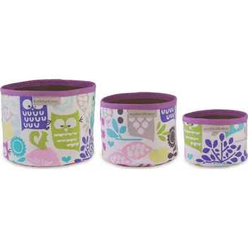 Úložný box TROJPYTLÍK, úložný koš - set 3 kusů