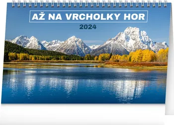Kalendář Presco Group Stolní kalendář Až na vrcholky hor 2024