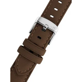 Kožený řemínek Morellato Flake 5615D60.032 M, hnědý, recyklovaný materiál - 12 mm