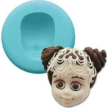 Nádoba na pečení Silikonová formička obličej holčička 5cm - Cakesicq