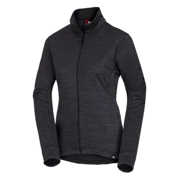 Dámská mikina Northfinder Dámska fleecová mikina melanžová HAVEN, černá, M