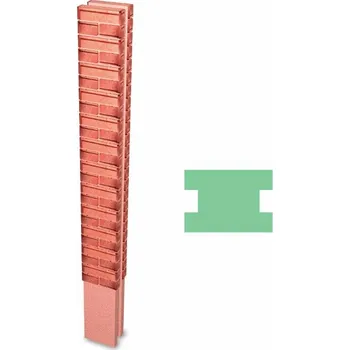 Plotový sloupek Betonový plotový sloupek: průběžný jednostranný reliéf CIHLA RELIÉFNÍ PLT 16/24/230 SPRJ CR cer