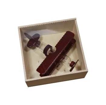 RC model letadla Bedna Letadlo Dvouplošník - 0.20 bezbarevná foukaná s uzávěrem