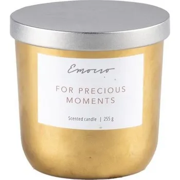 Svíčka Svíčka ve skle Emocio 95 x 95mm s kovovým víčkem/ Frosted Pine - Zimní borovice