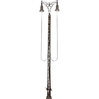 Modelová železnice Viessmann Modelltechnik H0 lampa na příhradovém stožáru dvojité hotový model 6390 1 ks
