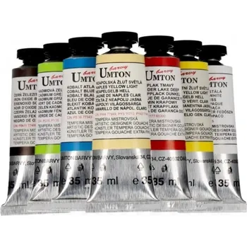 Výtvarná barva Umton temperová barva 35 ml v tubě, Umbra pálená