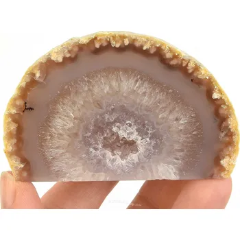 Přírodní kámen Geoda z achátu s dutinkou z Brazílie 181g