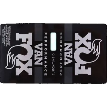 NÁLEPKA FOX NA TLUMIČE PRUŽINOVÉ - P-S 2017 VAN RESERVOÁR ŠEDÁ