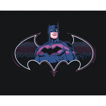 ZUTY Malování podle čísel - BATMAN V ODSTÍNECH FIALOVÉ Rozměr: 40x50 cm, Rámování: bez rámu a bez vypnutí plátna