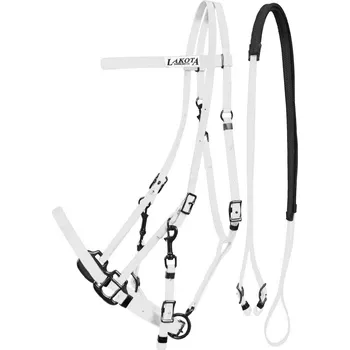 Věšák na sedlo a uzdečku Lakota Uzdečka/ohlávka Biothane Lakota, COB/FULL, bílá