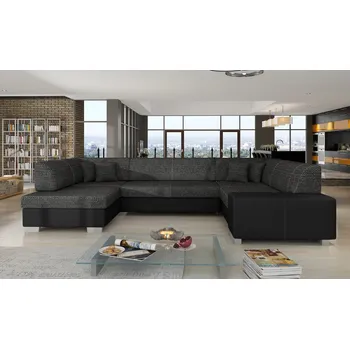 Sedací souprava ImportWorld Rohová rozkládací sedací souprava Axelle - Berlin 02 / Soft 11 (barva potahu) - levá