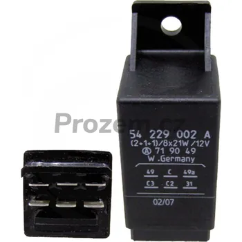 Relé Přerušovač směrových světel / elektronický pro Case IH, Fendt, X830030065000, X830030064000, 1964535C2, 1536092C1