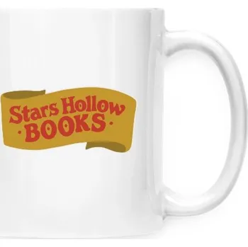 Hrnek malý bílý s potiskem Stars Hollow books