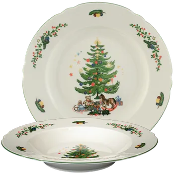jídelní souprava Seltmann Weiden Marie-Luise Weihnachten Jídelní sada 12 ks