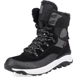 DÁMSKÉ KOTNÍKOVÉ BOTY RIEKER W0066-00 ČERNÁ Barva: ČERNÁ, Velikost: 42