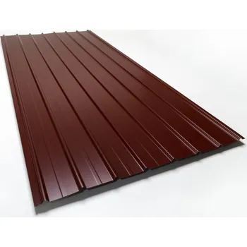 Střešní krytina BRAVO Trapézový plech H12 Plus - RAL 3009 - červená terakota 0,5x1142x2500 mm