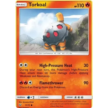 Sběratelská karetní hra Torkoal 011/073 - Shining Legends Typ karty: Non-Holo