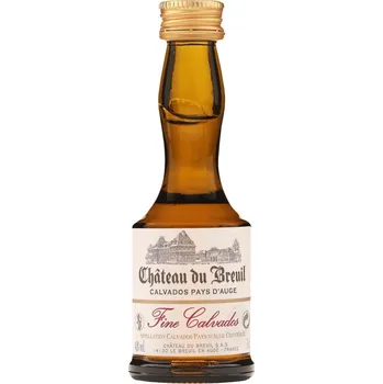 Brandy Calvados Chateau du Breuil Fine, 40%, 0,03l