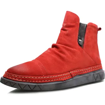 Dámská zimní obuv IBERIUS DÁMSKÉ KOTNÍKOVÉ BOTY MAGO 040-FE13 21102 ČERVENÁ Barva: Červená, Velikost: 40