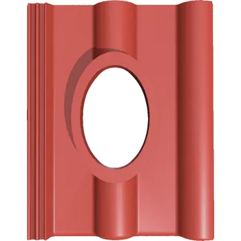 Střecha Střešní taška prostupová KM BETA betonová krytina Beta - PRIMA višňová