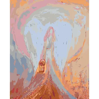 ZUTY Malování podle čísel - ANDĚLÉ OD LENKY - HOPE ANGEL Rozměr: 40x50 cm, Rámování: vypnuté plátno na rám