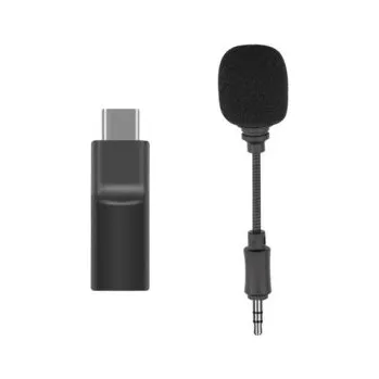 Dron Mini Microphone & Audio Adapter