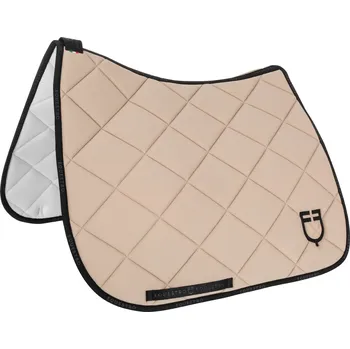 EQUESTRO Dečka podsedlová GP Logo Equestro, drezurní, sand/black PONY