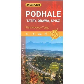 Cestování Mapa turystyczna - Podhale, Tatry, Orawa..1:50 000 - Praca zbiorowa