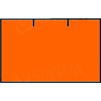 Papír Cenové etikety na kotoučku 25x16 mm CONTACT hranaté - signální oranžové, 36ks