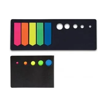 Samolepící bloček CONCORDE Samolepicí záložky šipky neon, 12x44mm, 5x20 listů A0995