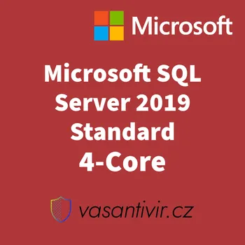 Operační systém Microsoft SQL Server 2019 standard 4-core, nová sql20194core