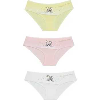 Dívčí kalhoty Donella kalhotky dětské 415077 - 3ks - vzor, 8/9 (Dívčí kalhotky Donella)