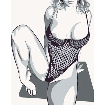 ZUTY Malování podle čísel - SVŮDNÉ TĚLO Rozměr: 40x50 cm, Rámování: vypnuté plátno na rám