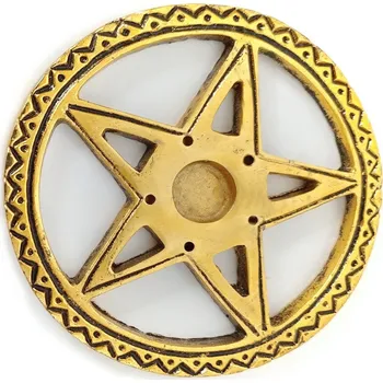 Hvězda v kruhu 2 Stojánek na Vonné kužely / František / kov