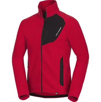 Pánská mikina Northfinder Pánská fleecová mikina Polartec® PUPOV, rudá,