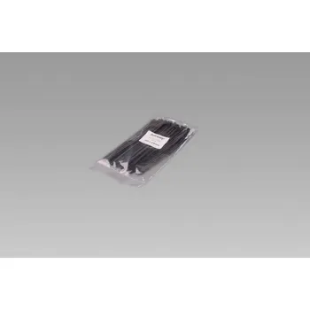 Stahovací páska Vázací pásek černý 200/4,6