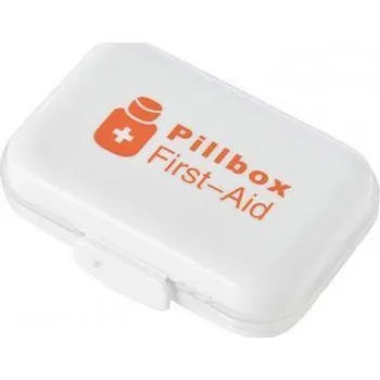 Lékovka Organizér na tablety cestovní krabička na léky - Oranžový