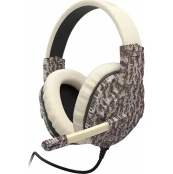 Sluchátka HAMA uRage gamingový headset SoundZ 333, béžovo-hnědý