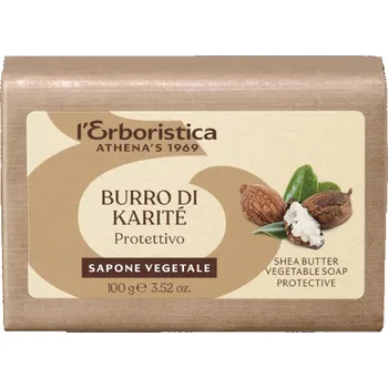 Mýdlo Erboristica Mýdlo tuhé rostlinné s bambuckým máslem 100 g