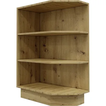 ArtExt Kuchyňská skříňka spodní ukončovací FLORENCE lesk | D6 30 Barva korpusu: Dub artisan