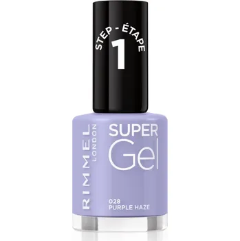 Rimmel Super Gel gelový lak na nehty bez užití UV/LED lampy odstín 028 Purple Haze 12 ml