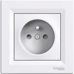 SCHNEIDER EPH2800221 ASFORA Zásuvka 2P+PE, clonky - bílá