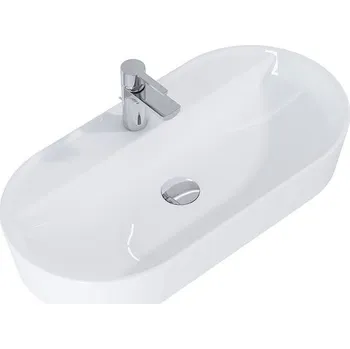 Umyvadlo Lotosan Aria umyvadlo na desku, 81x41, lesklé bílé, LK5109