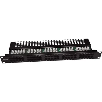 Patch panel Patch panel LEXI-Net ISDN 50p. 1U - Black 505066