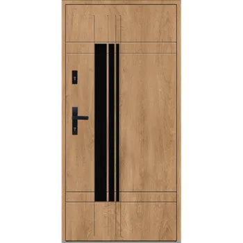 Vchodové dveře Ocelové venkovní dveře WIKED - VZOR 45