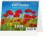 Helma365 Stolní kalendář Vlčí máky 2024